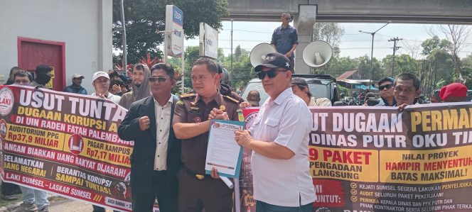 
 Dugaan Korupsi Menguat, Forum Bersama LAKI-LASKAR Minta Kejati Sumsel Selidiki Proyek UIN dan PUTR OKU Timur
