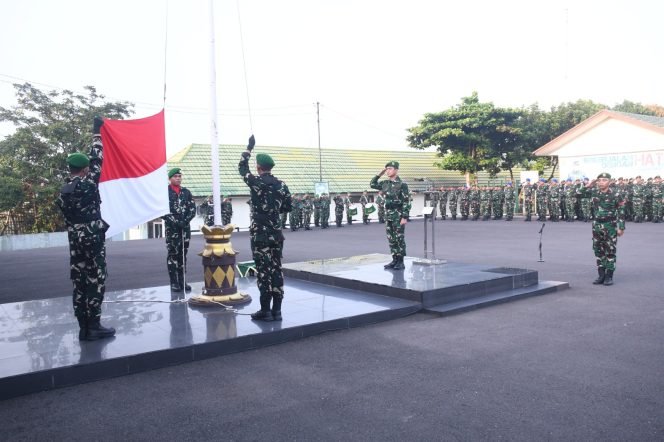 
 Korem 044/Gapo Gelar Upacara 17-an, Kobarkan Semangat Nasionalisme dan Patriotisme