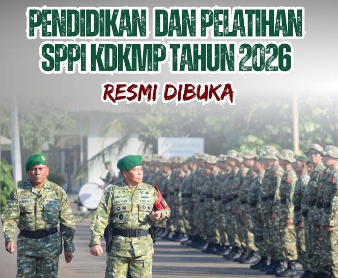 
 475 Siswa SPPI KDKMP Resmi Dibuka, Danrindam II/Sriwijaya Tekankan Disiplin dan Semangat Pengabdian