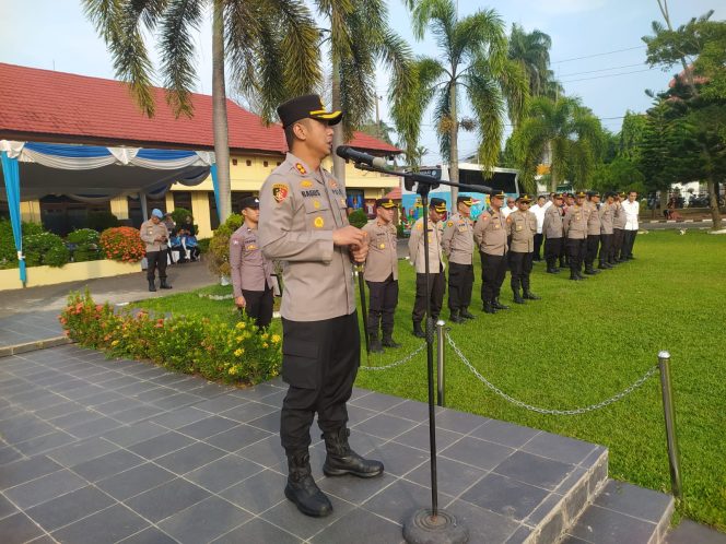 
 Kapolres Ogan Ilir Tekankan Kesiapan HUT Bhayangkara ke-80 dan Pentingnya Pelayanan Prima