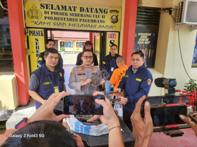 
 Polsek SU II Palembang Amankan Pelaku Spesialis Pembobol Gudang, Ini Komitmen Polsek SU II Palembang Dalam Memberantas Tindak Kejahatan