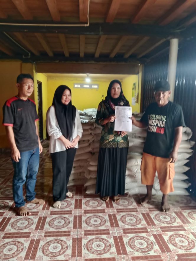 
 Kades Budiman Bantuan pangan diberikan 277 KPM, dapat dimanfaatkan dengan baik