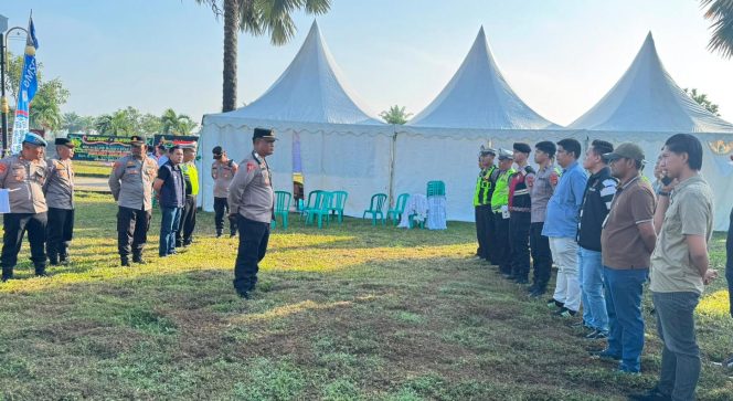 
 Pengamanan Pengukuhan ABPEDNAS Berjalan Aman dan Kondusif, Polres Ogan Ilir Siagakan Personel