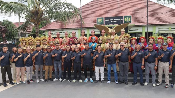 
 Dandim 0418/Palembang Hadiri Topping Off Benteng Kuto Besak, Tegaskan Dukungan Jadikan BKB Destinasi Wisata Unggulan