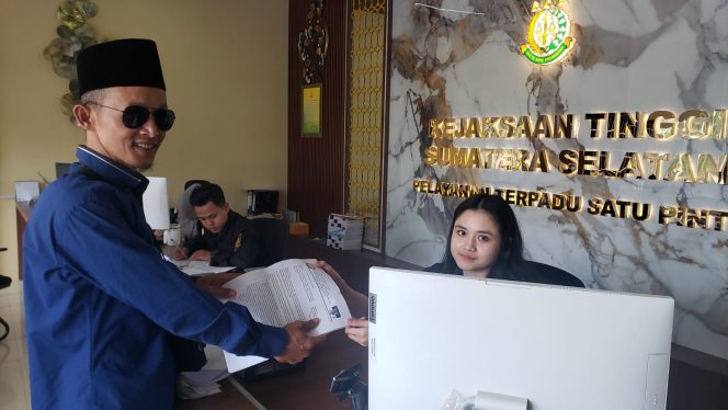 
 MP NKRI Sambangi Kejati Sumsel Untuk Melaporkan Dugaan Korupsi di Kabupaten Pali Sumatera Selatan