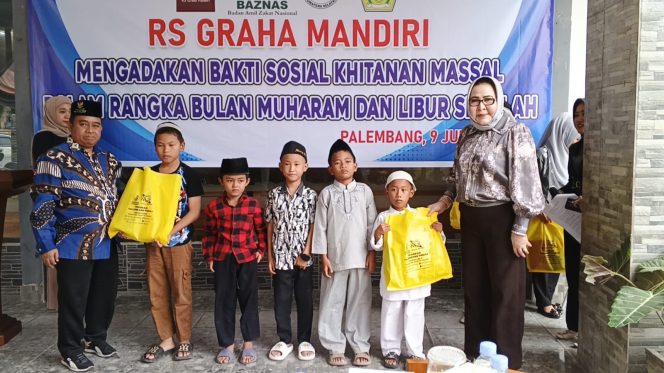 
 Momentum Muharam dan Libur Sekolah, RS Graha Mandiri Gelar Bakti Sosial Khitanan Massal untuk 100 Anak