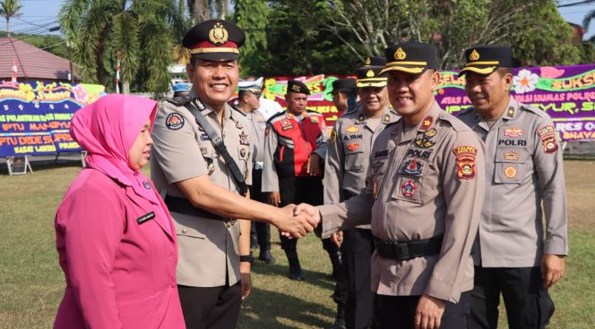 
 Wakapolres Ogan Ilir Pimpin Pelantikan Kasihumas, Tegaskan Pentingnya Peran Humas Polri