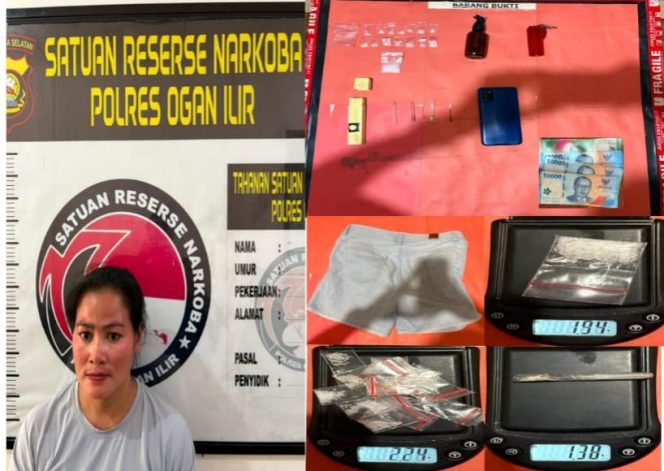 
 Komitmen Berantas Narkoba, Polres Ogan Ilir Ungkap Kasus Peredaran Sabu di Permukiman Warga