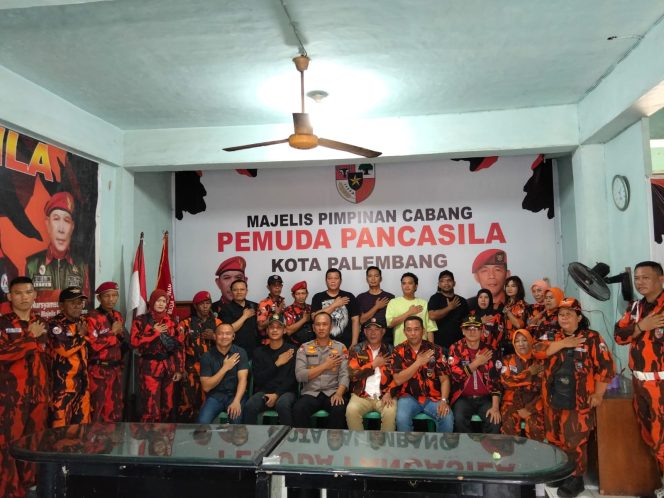 
 Kasat Binmas Polrestabes Palembang Perkuat Sinergi dengan MPC Pemuda Pancasila Kota Palembang