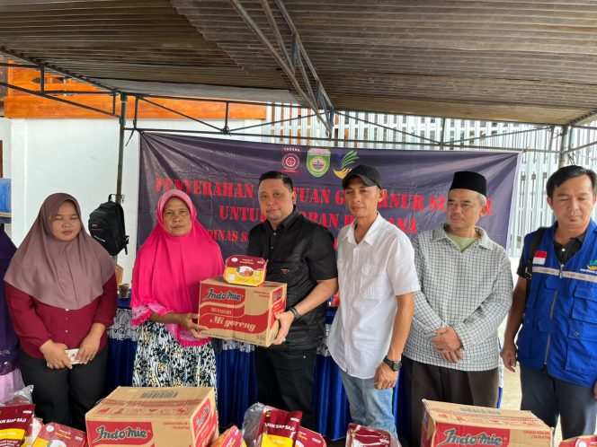 
 Semakin Dekat Semakin Hangat”, Oktafiansyah Hibur Anak Korban Kebakaran di Lintang Kanan