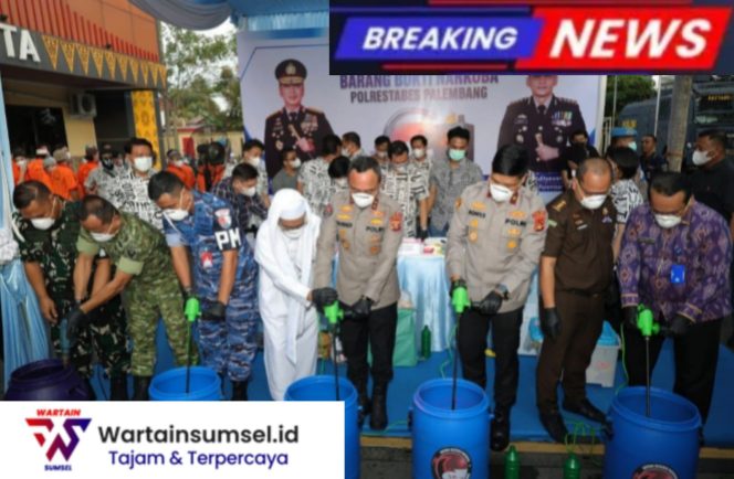 
 Sinergi Aparat di Sumsel Musnahkan 19,6 Kg Sabu dan Puluhan Ribu Butir Ekstasi Demi Ketahanan Sosial