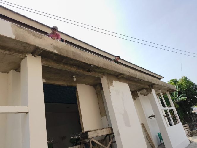 
 Satgas Kodim 0418/Palembang Percepat Pembangunan Mushala Baitul Makmurin, Hari Ke-15 TMMD Ke-129