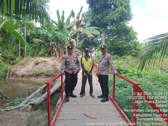 
 Program Jembatan Merah Putih di Desa Belanti Rampung 100 Persen, Polres Ogan Ilir Pastikan Manfaatnya Dirasakan Masyarakat
