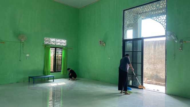 
 Mushola Baitul Maghfurin Makin Mendekati Rampung, Satgas TMMD Kebut Finishing di H+26
