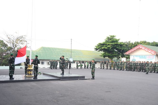 
 Merah Putih Berkibar, Korem Gapo Siap Mengabdi untuk Negeri