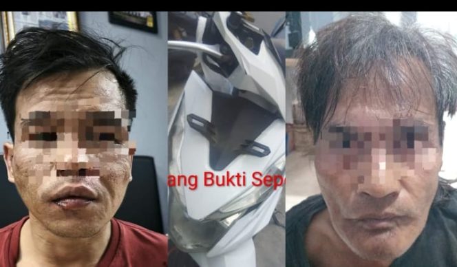 
 Polisi Bergerak Cepat, Dua Pelaku Kekerasan dan Pencurian Motor Anggota Polri di Palembang Diamankan