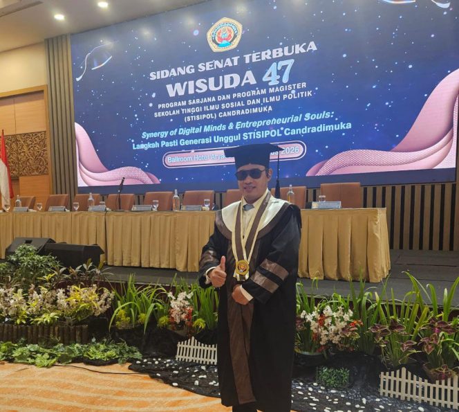 
 M. Sanusi, SH, MM, MH, M.I.Kom Raih Gelar Akademik, CACA Sumsel Sampaikan Apresiasi, Ucapan Selamat dan Sukses