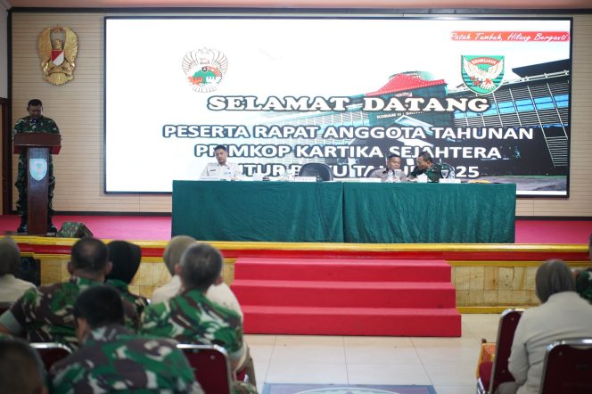 
 Wadandenmadam II/Swj Pimpin RAT Primkop Kartika Sejahtera Tutup Buku 2025 di Makodam II/Swj