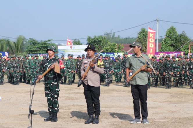 
 Kasdam II Sriwijaya Tutup TMMD ke-129 Kodim 0418 Palembang di Talang Jambi