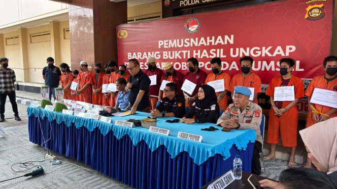 
 Polda Sumsel Musnahkan 2,6 Kg Sabu dan 196 Ekstasi, Kabag Wassidik: “Tidak Ada Toleransi”