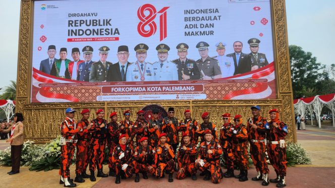 
 MPC Pemuda Pancasila Kota Palembang Hadiri Upacara Hari Ulang Tahun (HUT) Kemerdekaan RI ke-81 di JSC