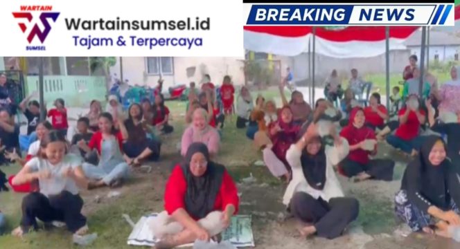 
 Ibu-Ibu Gachor Meriahkan HUT ke-81 RI, Warga RT 33 dan RT 34 Kemang Agung Gelar Beragam Lomba