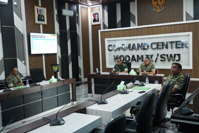 
 Irdam II/Sriwijaya Ikuti Vidcon Terpusat dan Pimpin Koordinasi Jajaran demi Percepat Pembangunan KDKMP