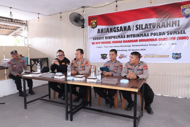 
 Polda dan Ormas Bersinergi, HSB Sambut Baik Anjangsana Ditbinmas Polda Sumsel