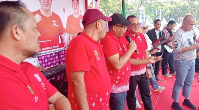 
 Wagub Sumsel Melepas Peserta Lomba Peringatan Rangkaian Terakhir HUT Kemerdekaan RI, Berikut Beberapa Hal Disampaikan