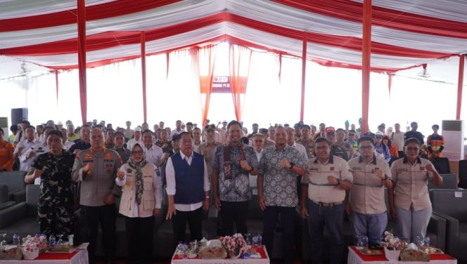 
 Wagub Cik Ujang Groundbreaking Jembatan dan Flyover PT MME, Dorong Transportasi Batubara yang Aman dan Terkendali