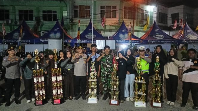 
 HUT ke-18 Saka Bhayangkara Polsek SU II Palembang, 46 Sekolah Ikuti Trilomba Karya Bersama