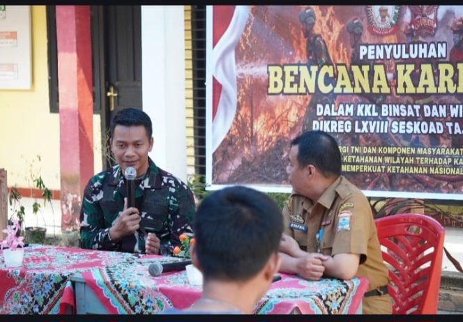 
 Tim Penyuluh Karhutla Seskoad Tinjau Lahan Terbakar dan Edukasi Warga Gandus Penulisan