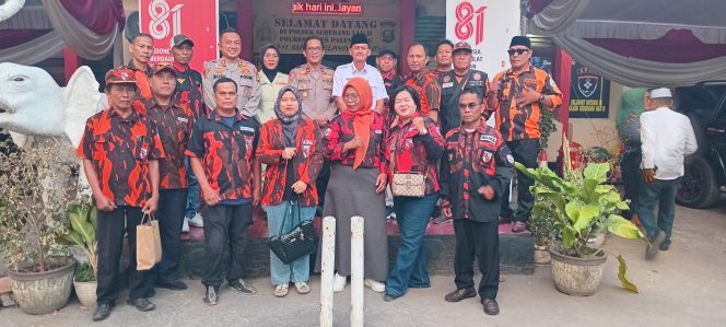 
 PAC Pemuda Pancasila SU II Palembang Hadiri Tatap Muka Polrestabes Palembang, Siap Perkuat Sinergi Jaga Kamtibmas