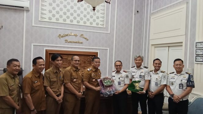 
 Pererat Sinergi, Kepala Rutan Kelas I Palembang Audiensi dengan Pemerintah Kota Palembang