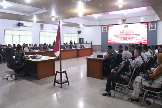 
 Rapat Evaluasi KDKMP, Korem 044/Gapo Dorong Percepatan Pelaksanaan di Wilayah