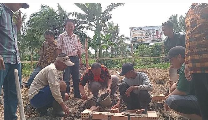 
 PAC Pemuda Pancasila SU II Palembang Hadiri Peletakan Batu Pertama Rumah Qur’an Raudhatul Jannah