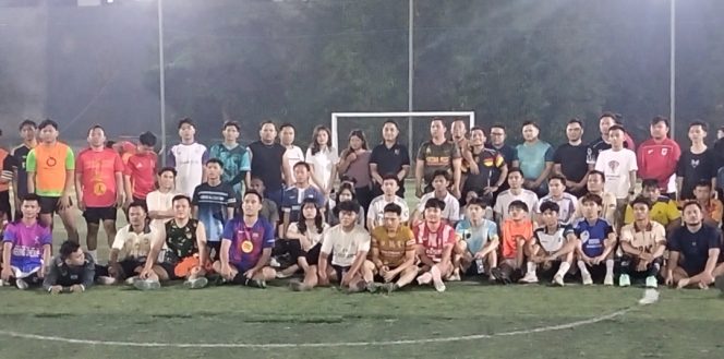 
 Semangat Kebersamaan Cipayung Plus Sumsel, Fun Game Mini Soccer Digelar Meriah