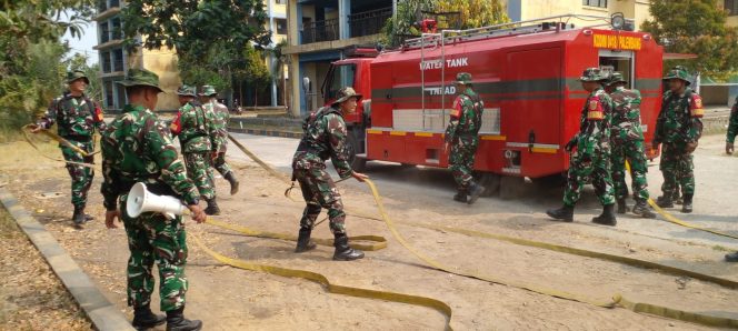 
 Kodim 0418 Palembang Gelar Latihan Penyiapan Satuan Perbantuan, Fokus Penanggulangan Karhutla