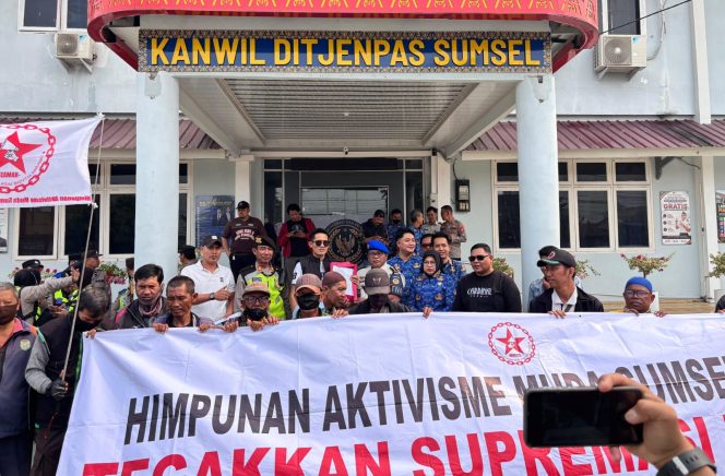 
 HAMASS Gelar Aksi Damai di Kanwil Ditjenpas Sumsel, Soroti Dugaan Pungli di Lapas Kayuagung