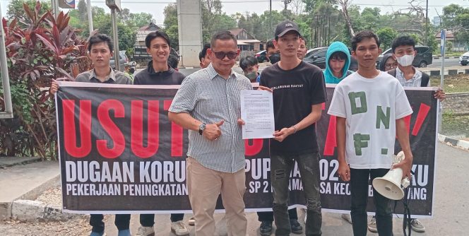 
 FPR OKU Desak Kejati Sumsel Usut Dugaan Korupsi Proyek Jalan SP 1–SP 2 Desa Markisa Rp8,2 Miliar