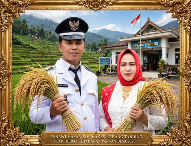 
 Kades Karang Tanding Asnawi Hasan Sampaikan Ucapan Selamat Hari Tani Nasional 2026