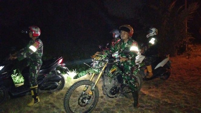 
 Cegah Karhutla, Kodim 0418/Palembang Patroli Dini Hari di Kertapati