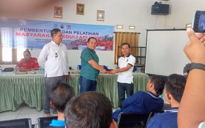 
 Dipimpin Kades Budiman, Warga Lubuk Tampui PALI Bentuk Masyarakat Peduli Api (MPA) Cegah Karhutla